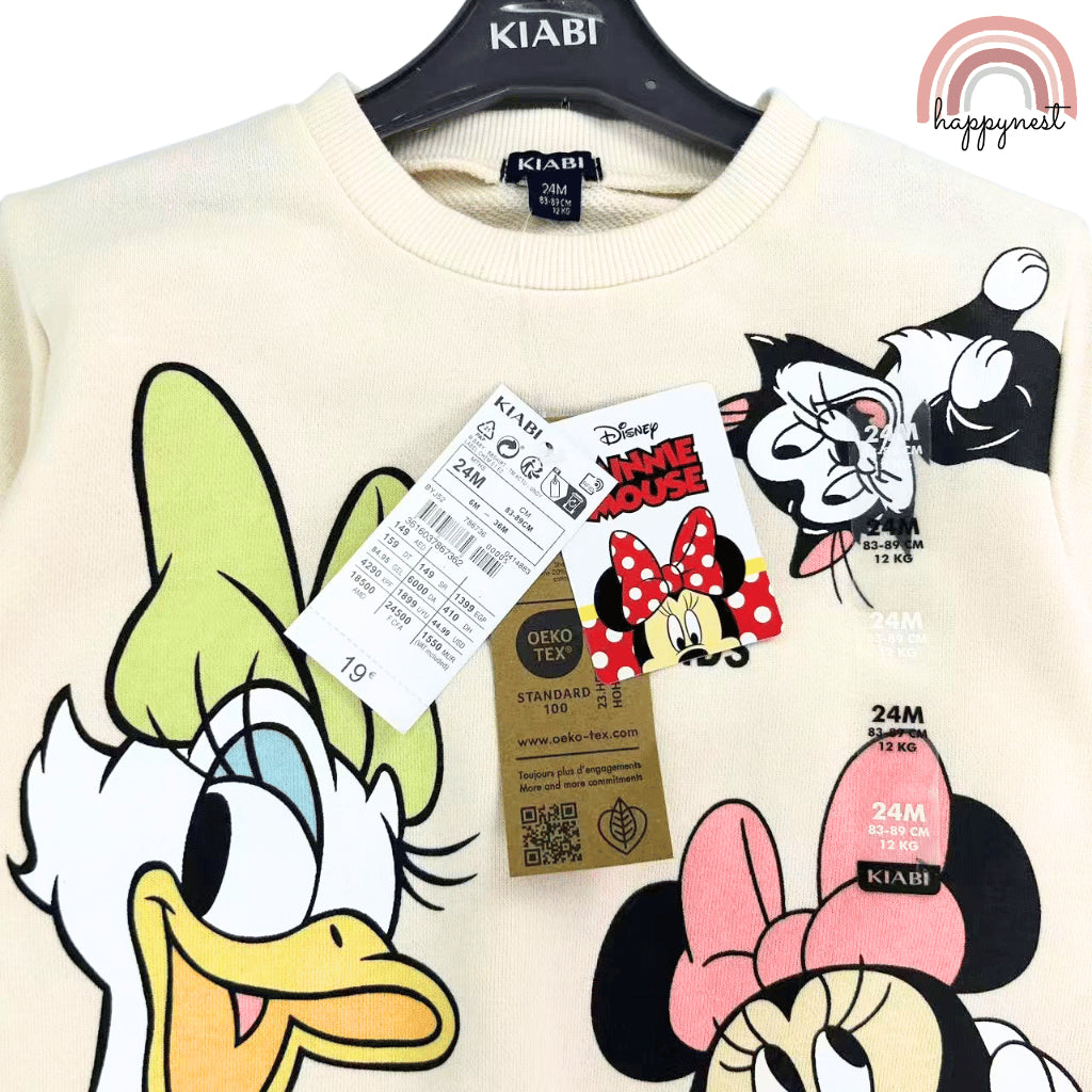 Minnie Daisy Duck Baby Terno Set Pullover & Denim Jeans (3-36M) | SS569