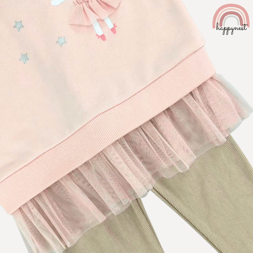 George Ballerina Terno Set Tutu Pullover (3-36M) | SS591