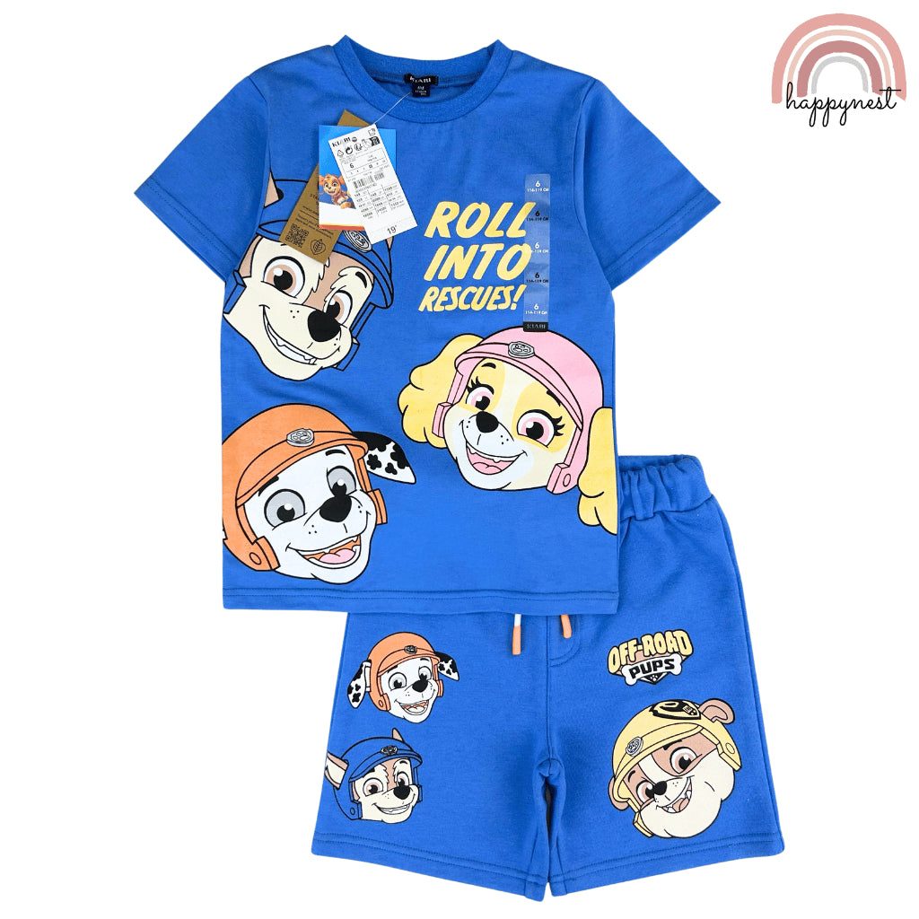 Paw Patrol Terno Set for Boys T-Shirt & Shorts (2-10Y) | AA444