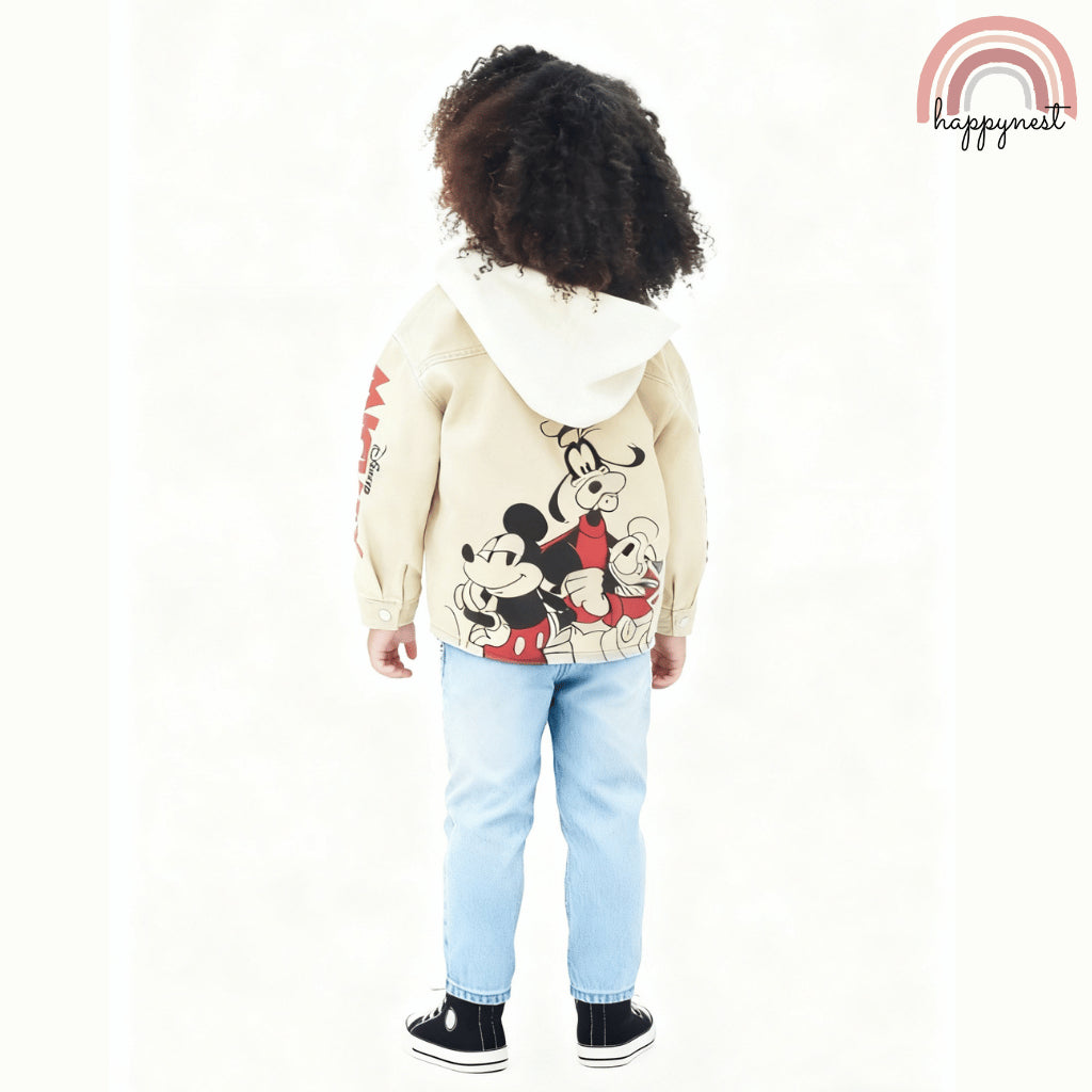 Mickey 2pc Terno Set for Boys Jacket Jeans Denim Hoodie 6M-4Y SS631