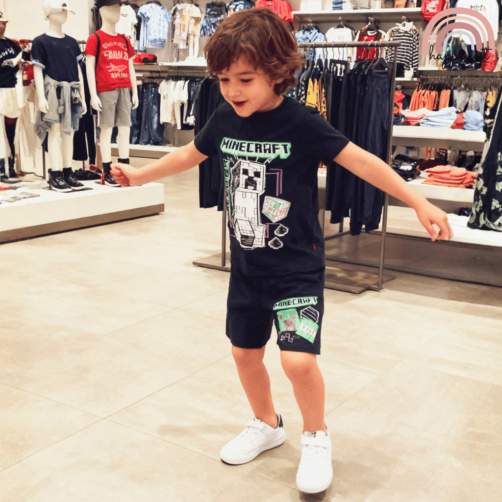 Minecraft 2-Piece Short & Tee Set Boy 2-10 Years– AA458