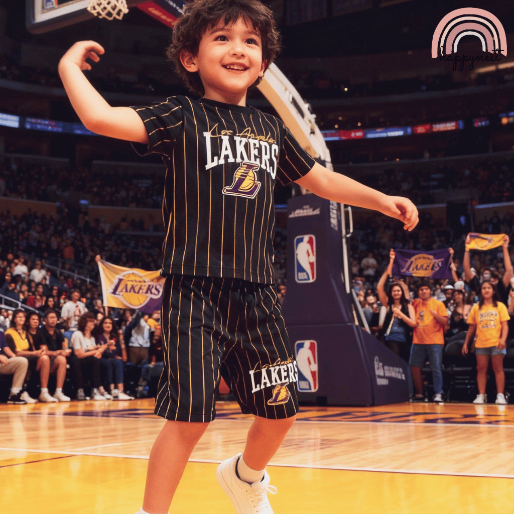 Lakers Boy 2-Piece Shirts & Shorts Set 2-20 Years– AA460