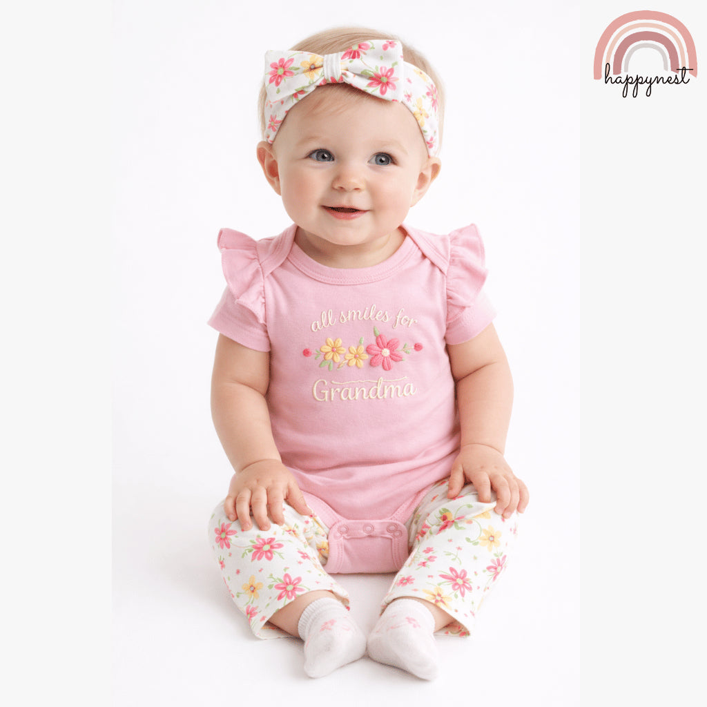 Tahari Baby Girl 4-Piece Set – 3 to 9 Months B1