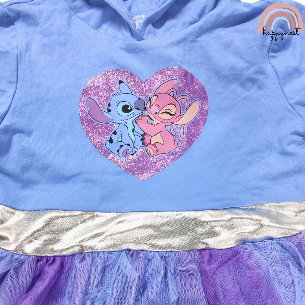 Stitch & Angel Hooded Ruffle Tulle Dress - D3