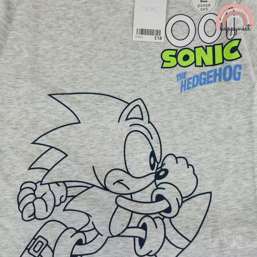 Sonic the Hedgehog 2-PC Tee & Shorts Set (AA498) | 2-10 Years