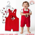 Minnie Mouse 2-Piece Baby Jumper + Shirt Set (3–36 Months) | AA359