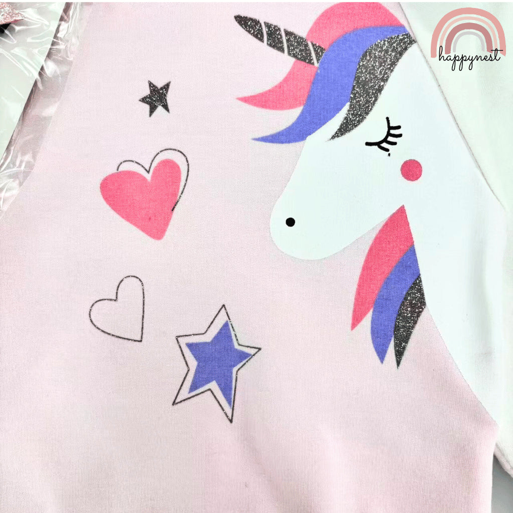 Magical Unicorn Baby Hoodie Jogger Terno Set (6-36M) | SS576