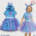 Stitch & Angel Hooded Ruffle Tulle Dress - D3