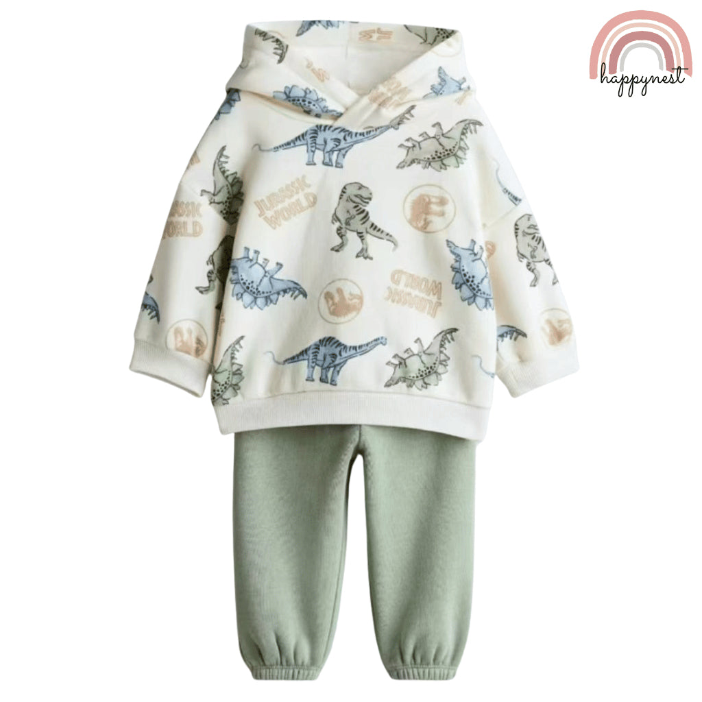 Dino Tracksuit Hoodie & Jogger Set for Boys (2-8 Years) | SS543
