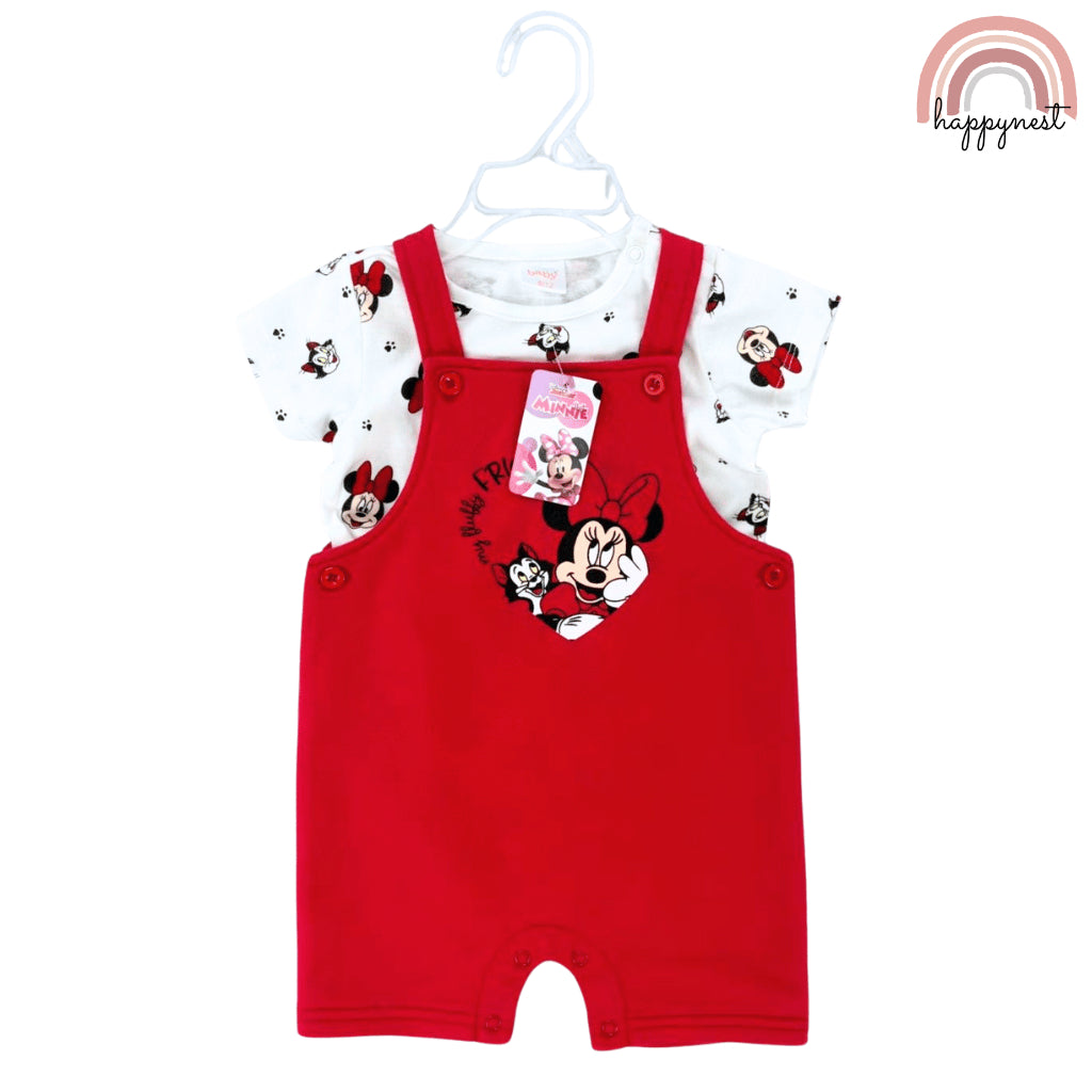 Minnie Mouse 2-Piece Baby Jumper + Shirt Set (3–36 Months) | AA359