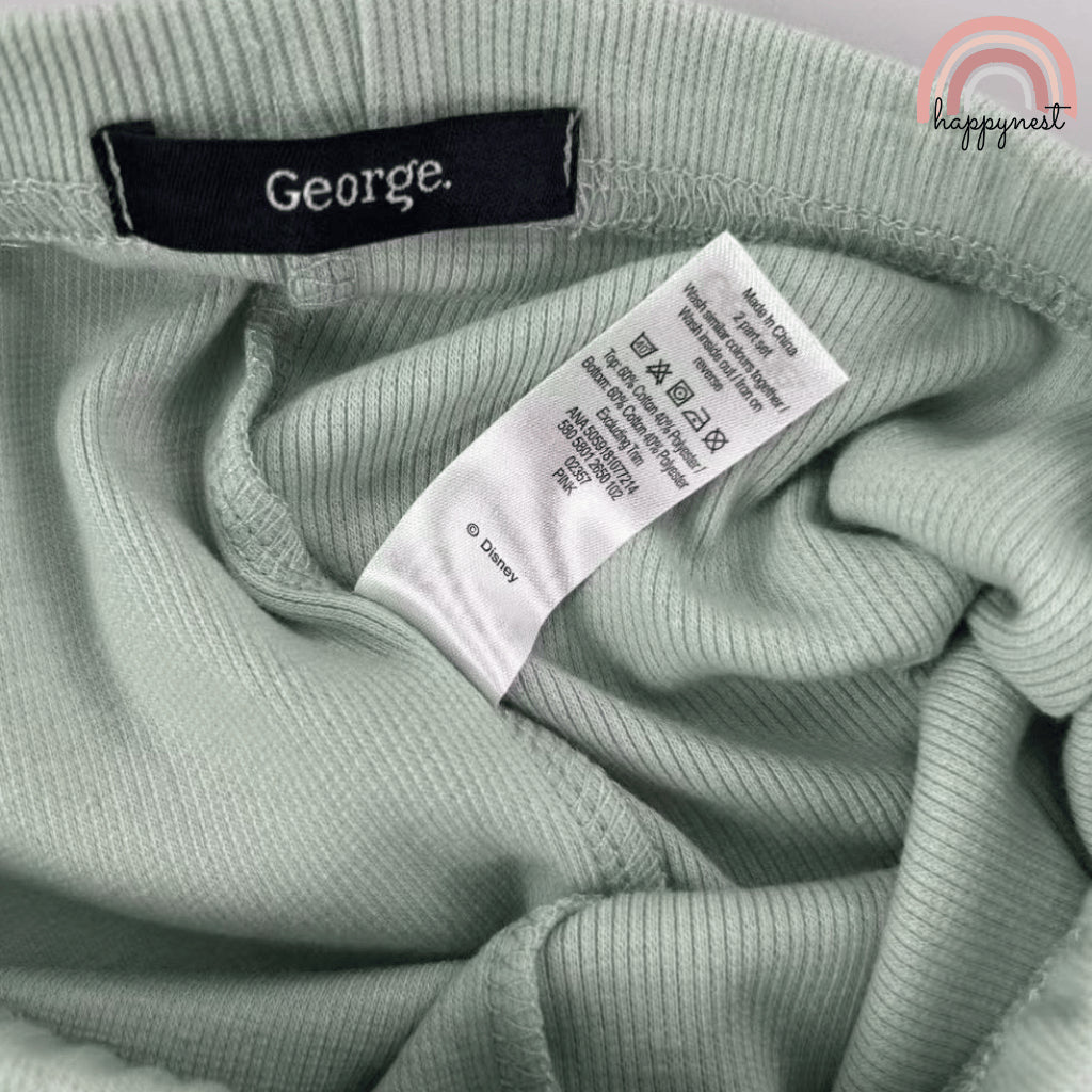 George 2-Piece Strawberry Zip Hoodie & Mint Jogger Baby Set (3–36 Months) | SS550