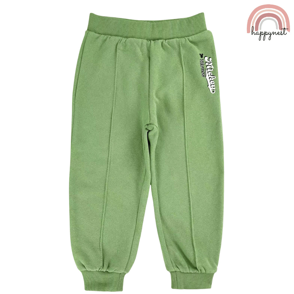 Mickey Tracksuit Hoodie Coord OOTD Green Set for Boys Children's Clothing SS260 2-8 Years Old