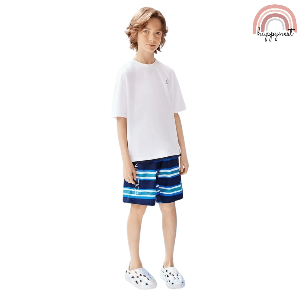 Nautica Terno Set for Kids | Boys T-Shirt & Shorts (2-10Y) | AA411