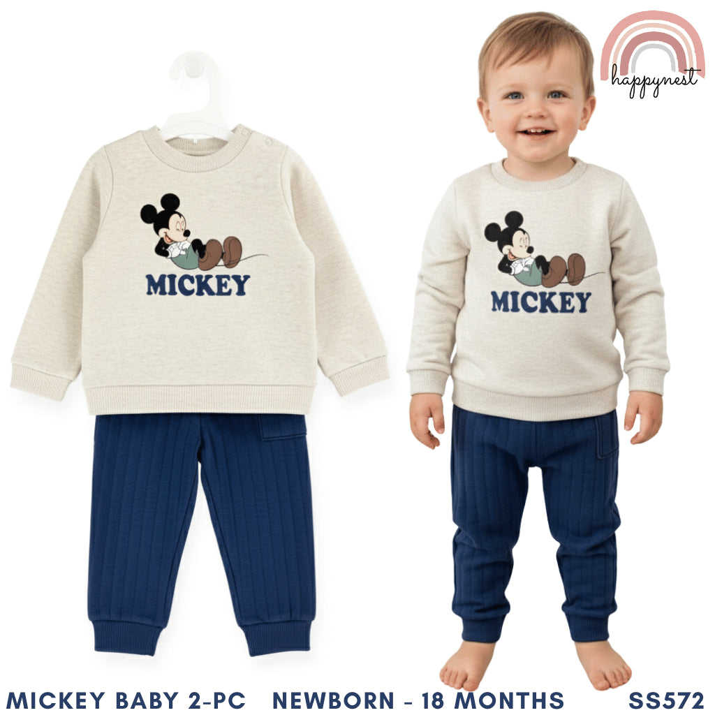 Mickey Mouse Baby Terno Set for Boys (Newborn-18M) | SS572
