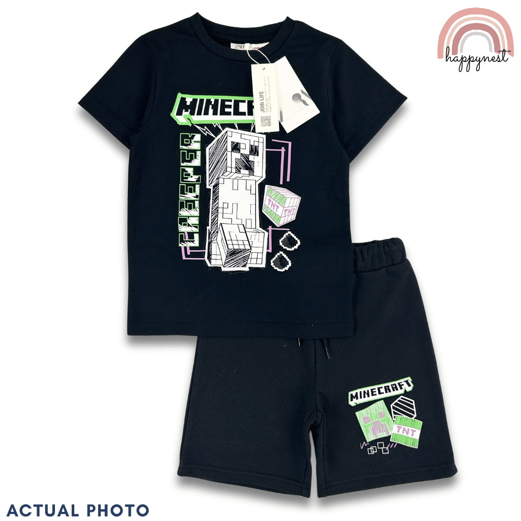 Minecraft 2-Piece Short & Tee Set Boy 2-10 Years– AA458