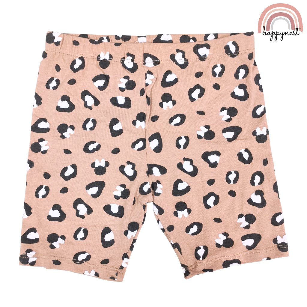 Disney Minnie & Figaro Leopard Shorts 2-Piece Kids Set (4 Years) - AA468B