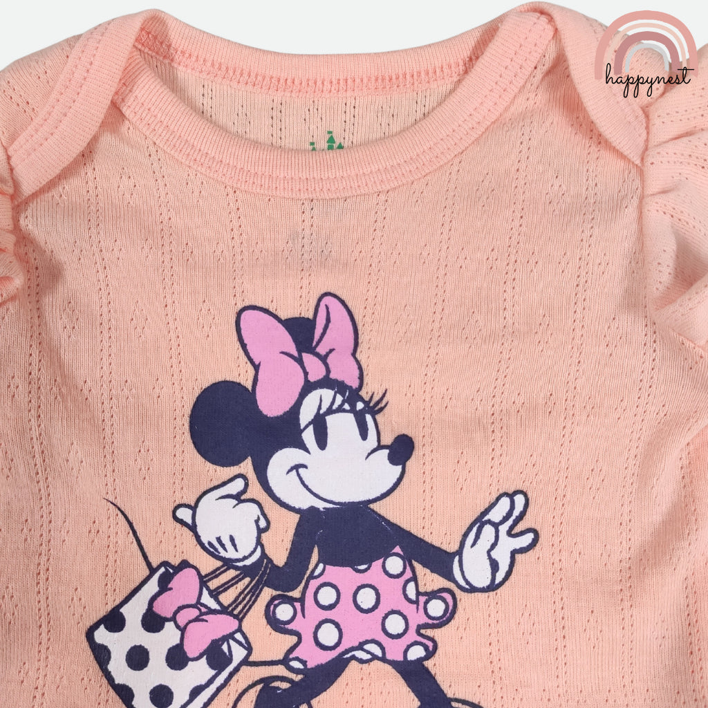 Minnie Mouse 3-Pc "Natural Beauty" Set | Peach & Lavender | 3-24 Months | B73
