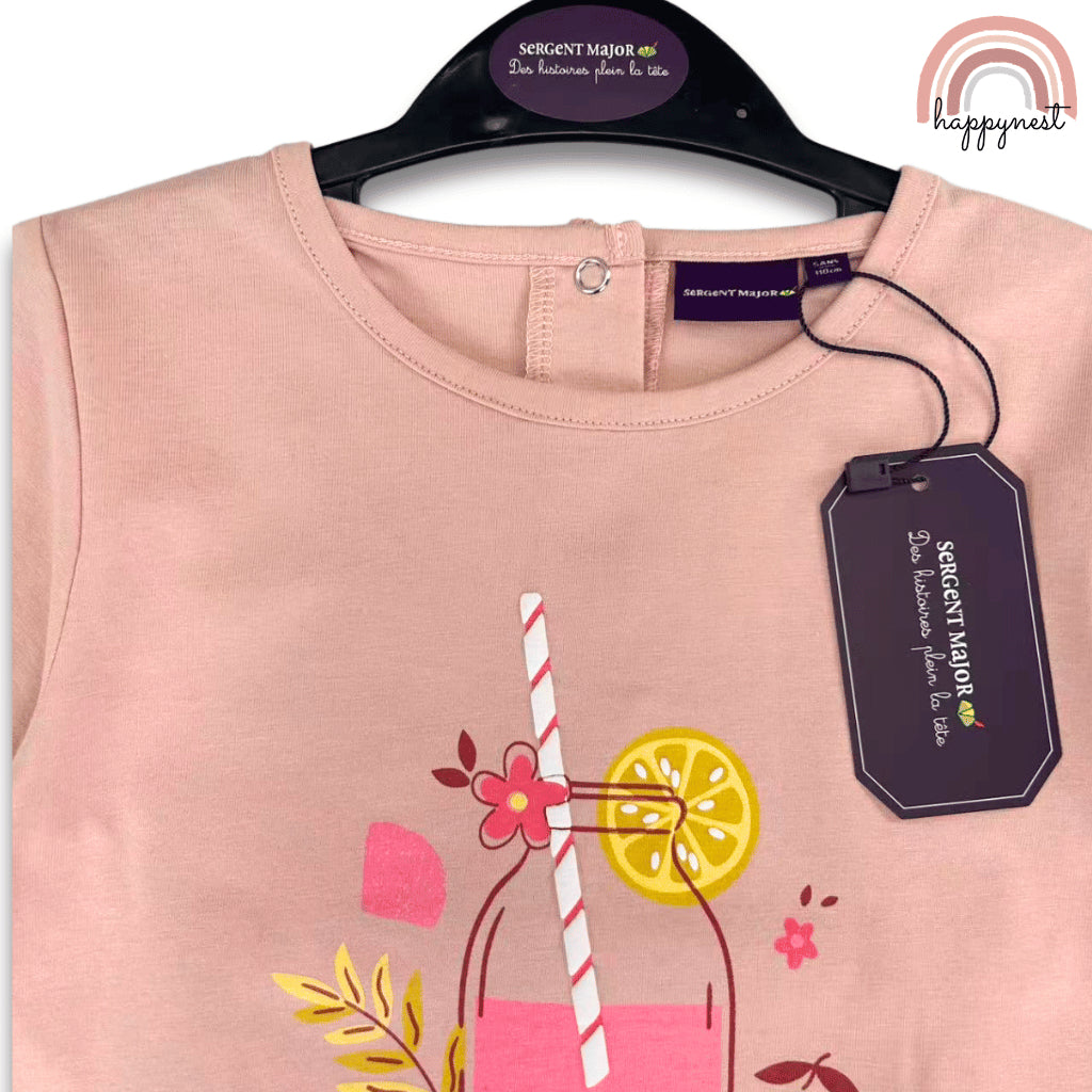 Girl 2-PC Summer Tee & Shorts Set (AA493) | 2-7Y