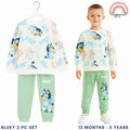 Bluey Mint Green 2-Piece Sweatshirt & Jogger Set for Boys (12M–5Y) | SS563