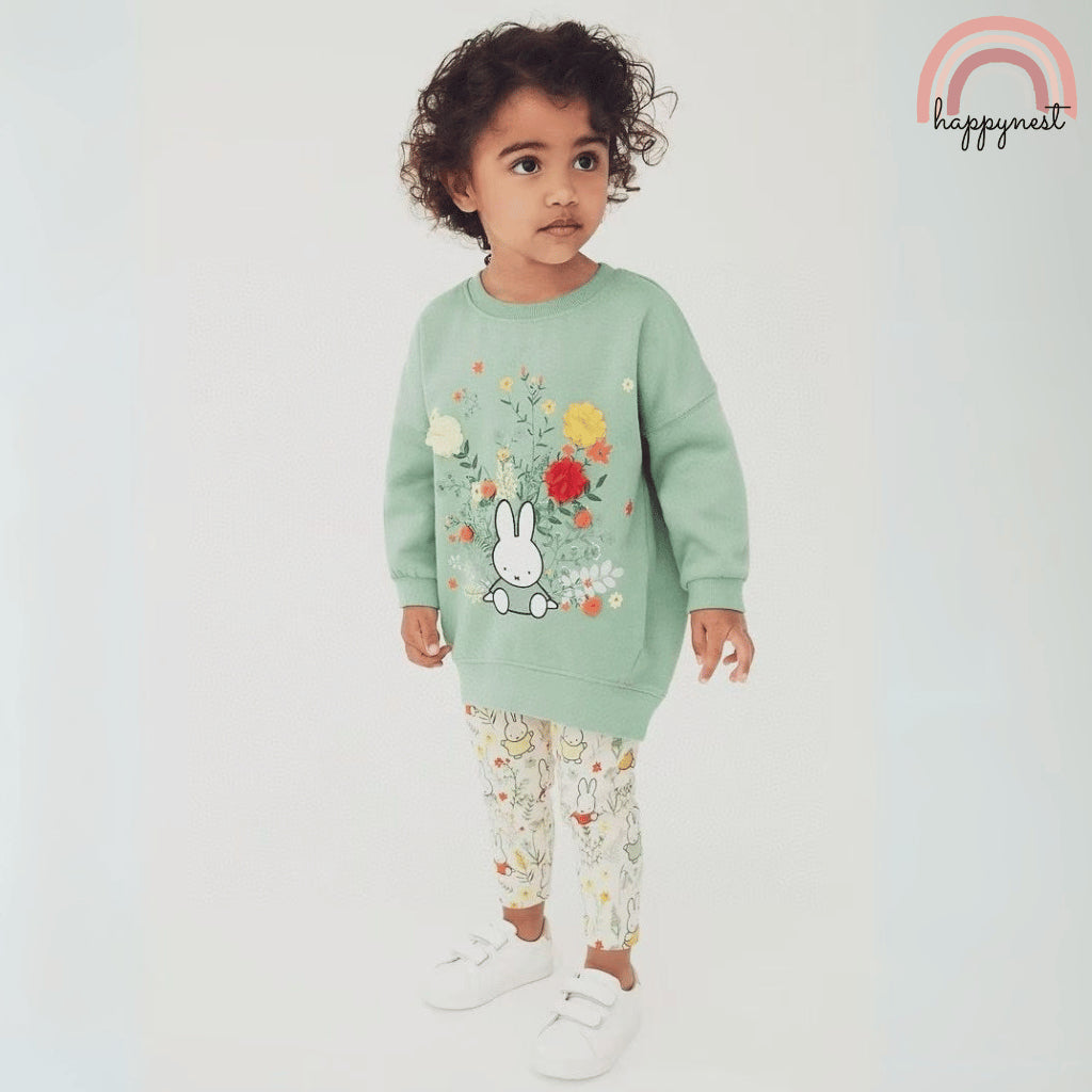 George Bunny 2-Piece Baby Sweater & Leggings Set (6–36M) | SS551