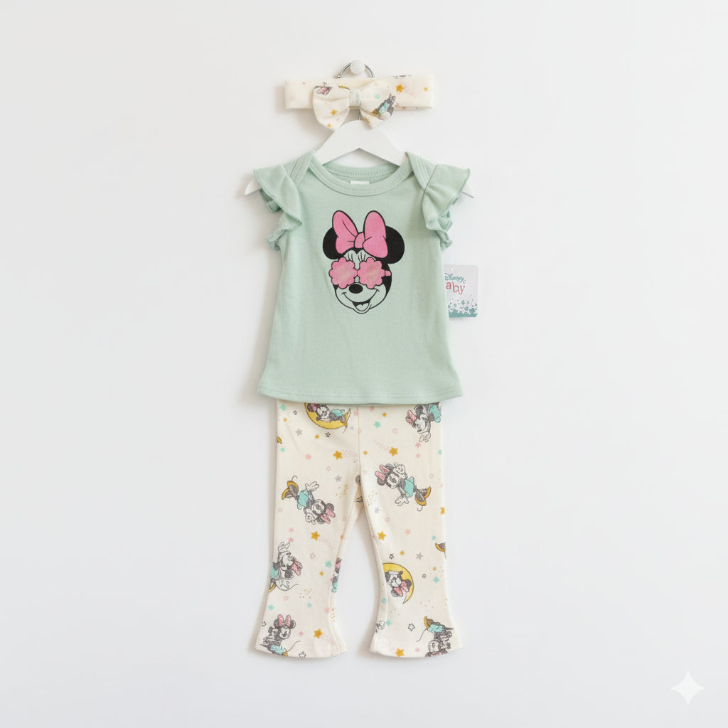 Minnie Mouse 3-Piece Terno Set for Baby Girls (3-24M) AA404