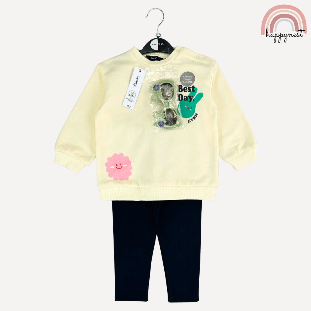 George Baby Terno Set w/ Sunglasses (3-36M) | SS593