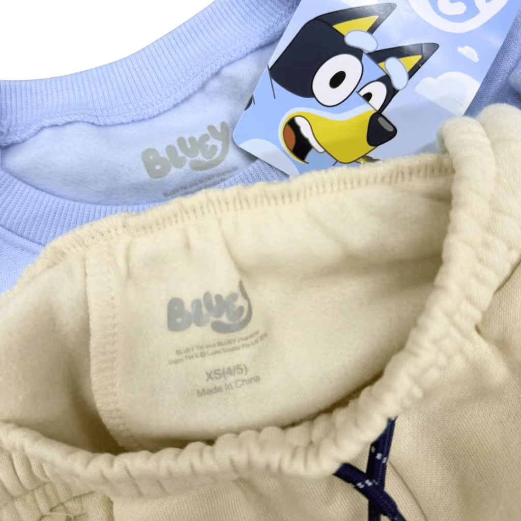Bluey Terno Shirt & Shorts Set for Kids "Best Day Ever" Outfit 5-7Y AA446