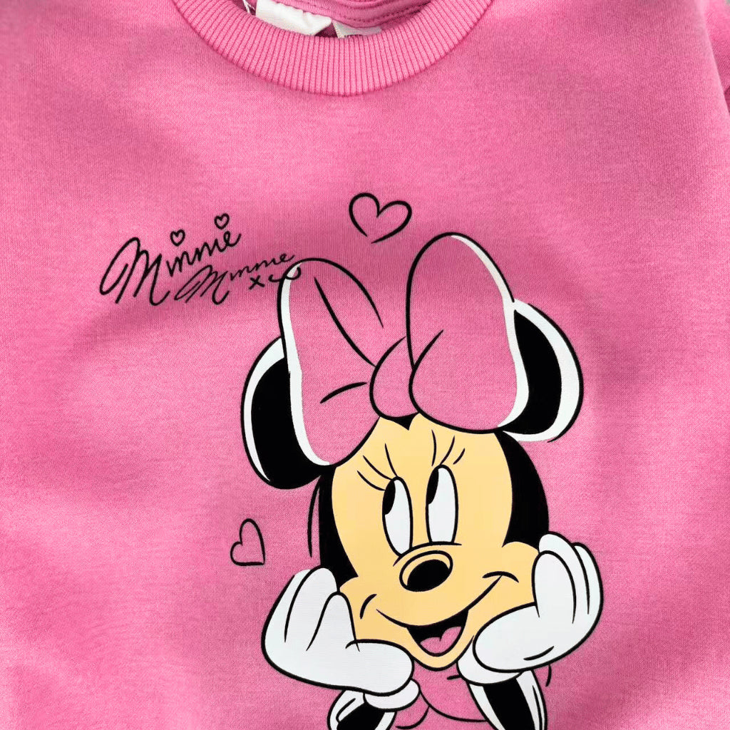 Minnie Mouse Pink Sweatshirt & Joggers Set for Girls 2-8Y SS619