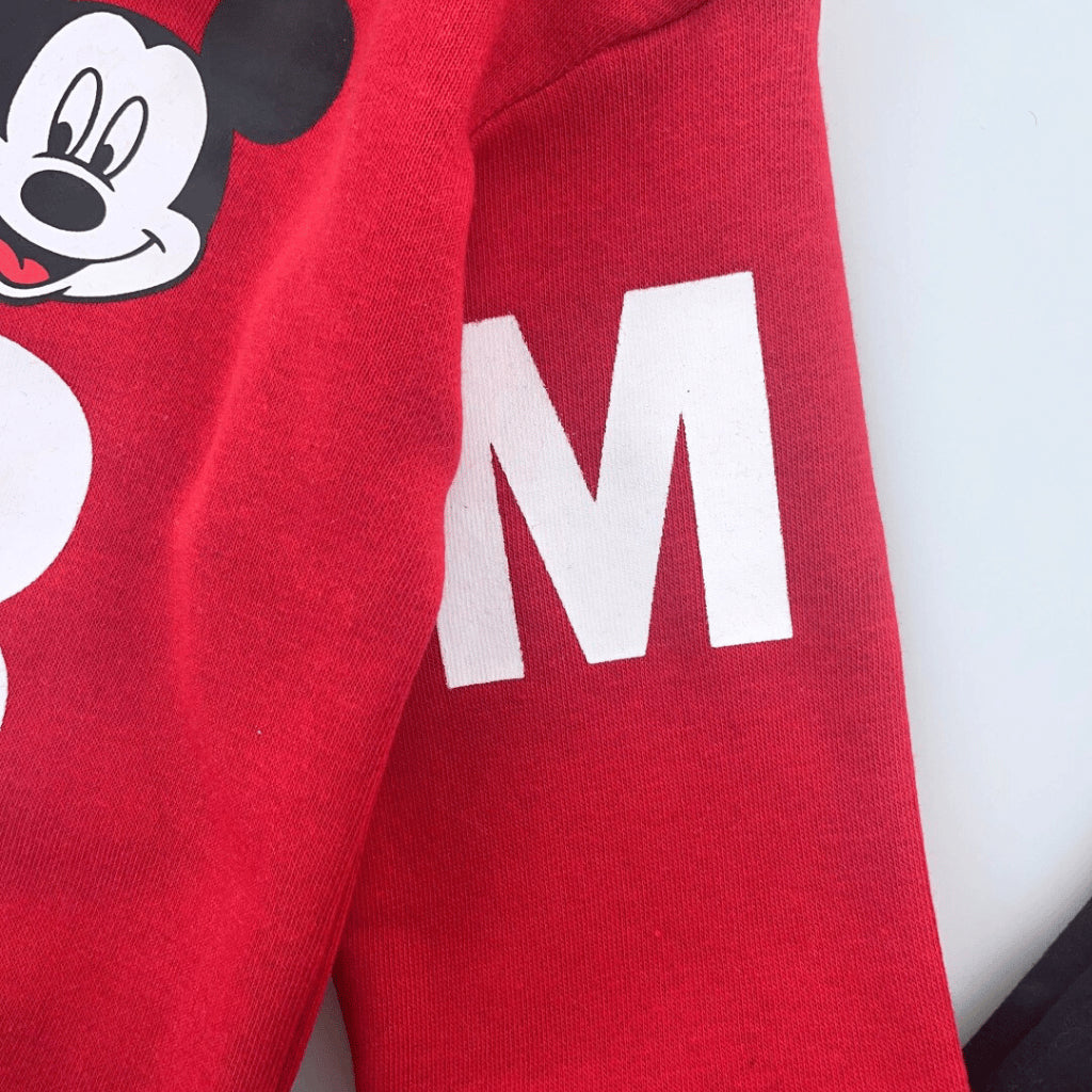 Baby Mickey Terno Set for Boys Fleece Sweatshirt Joggers Red Navy 6-36M SS633