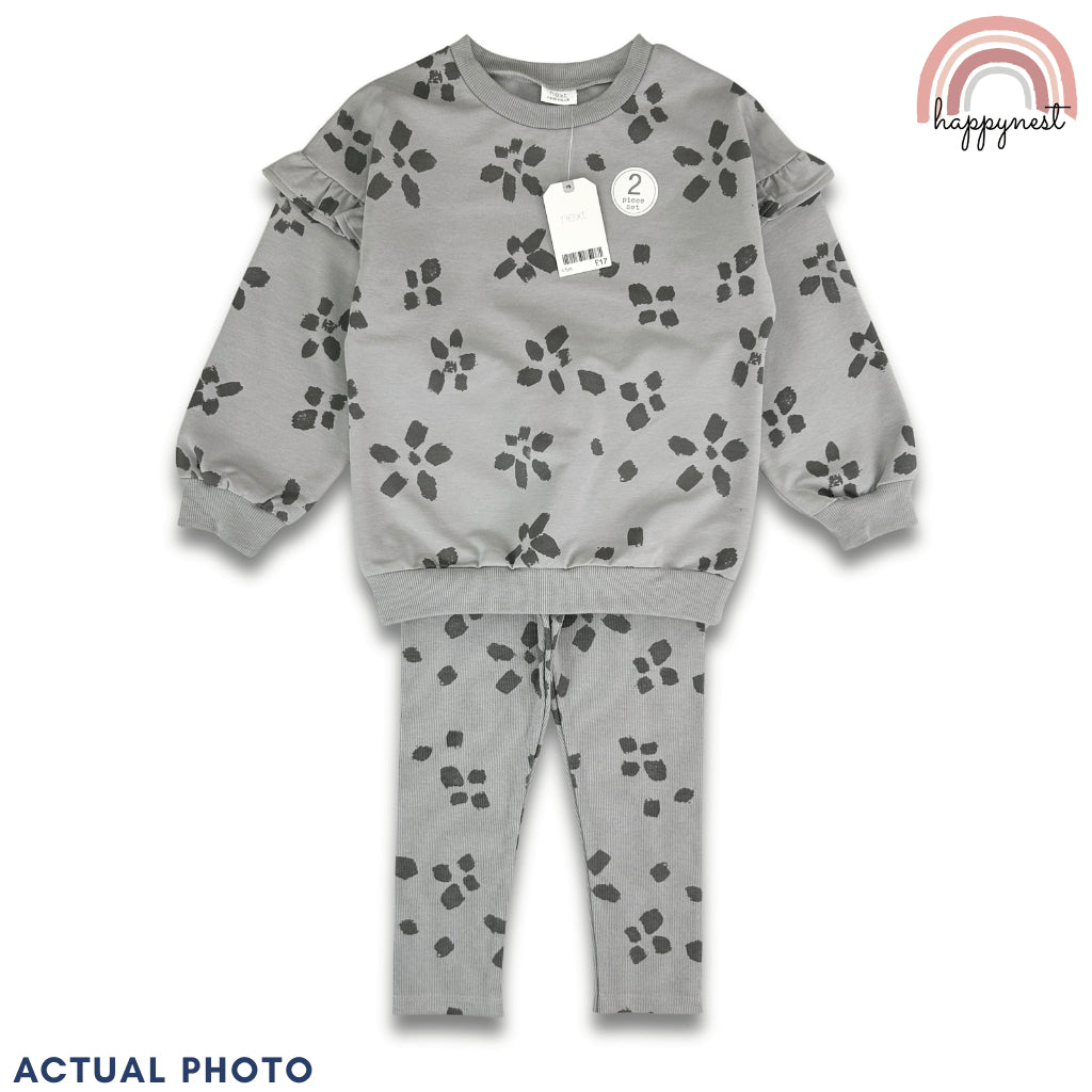 Girls Floral Sweatshirt & Leggings Set 2-8 Years – SS658