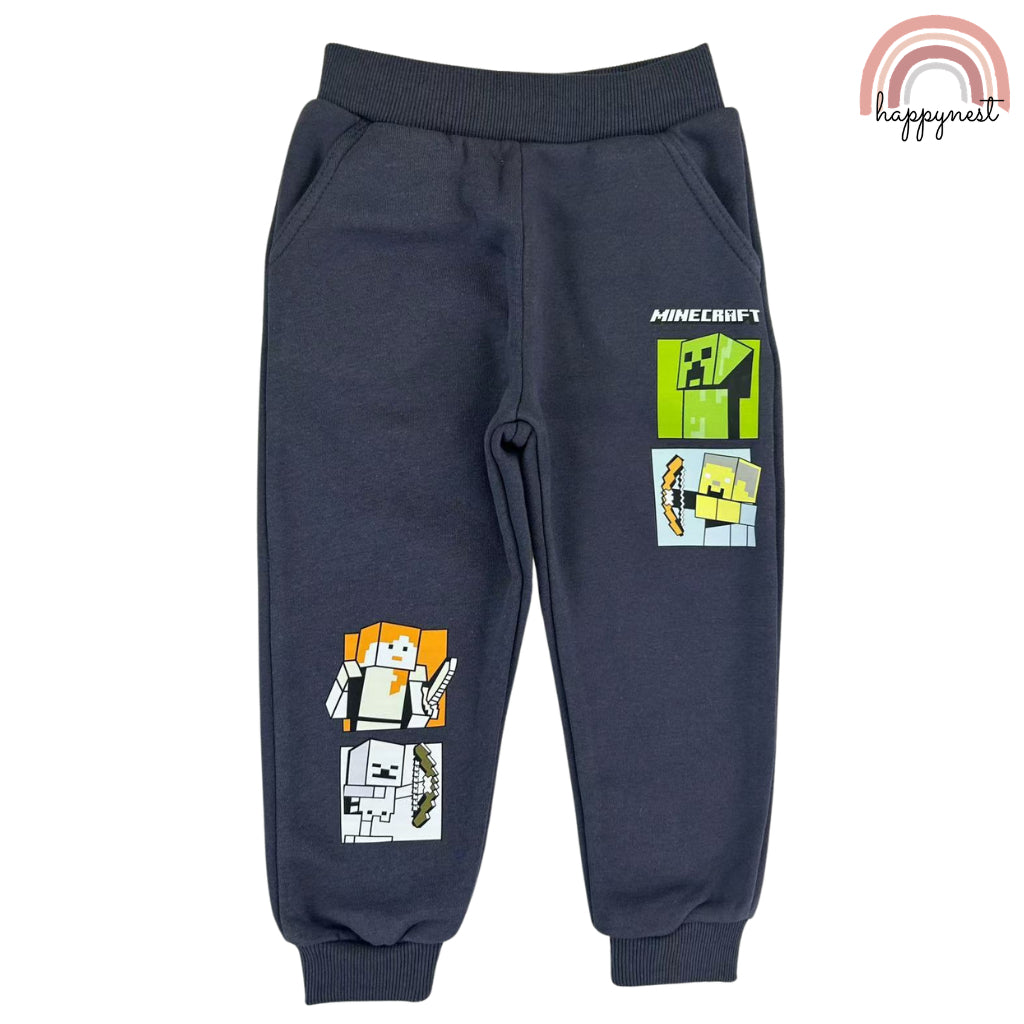 Minecraft Boy Tracksuit 2-PC Sweatshirt & Joggers Set (SS690) | 2-8Y