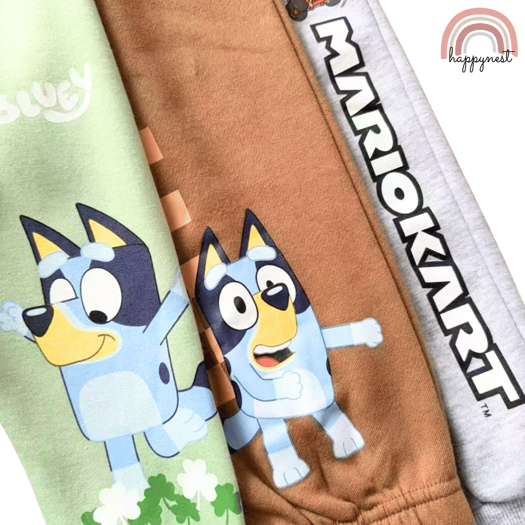 Bluey Mint Green 2-Piece Sweatshirt & Jogger Set for Boys (12M–5Y) | SS563