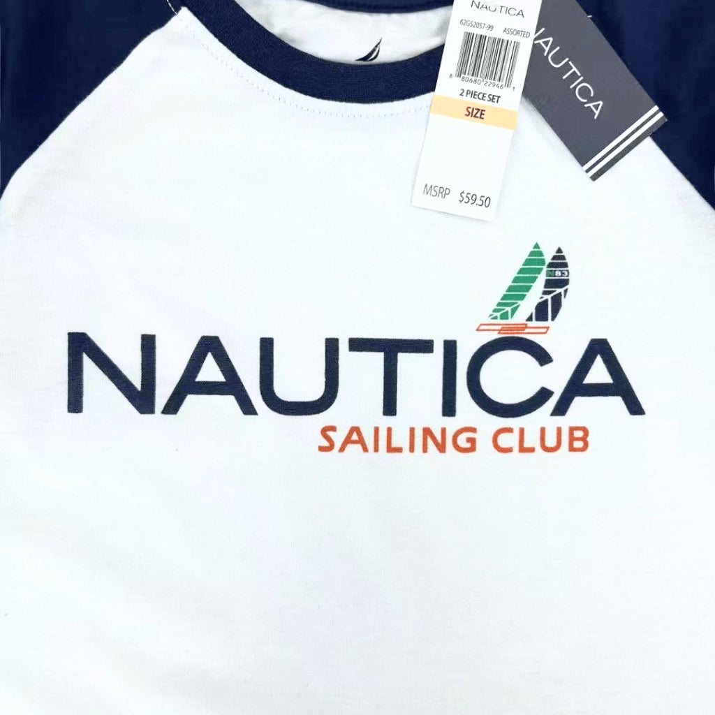 Nautica 2-Piece Shirt & Shorts Set for Boys (2–10Y) | AA356