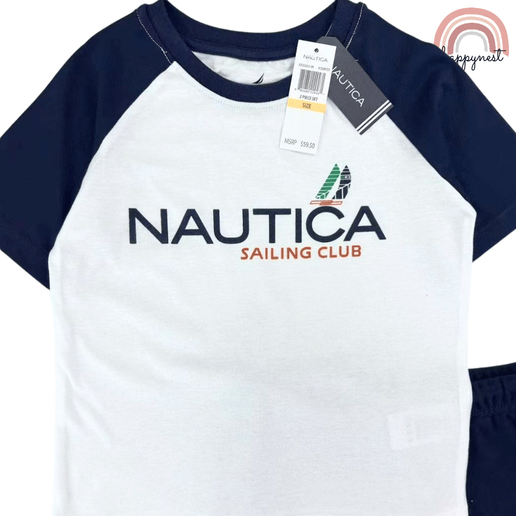 Nautica 2-Piece Shirt & Shorts Set for Boys (2–10Y) | AA356
