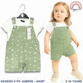 Green Jumper Baby 2-Piece + Ribbed Shirt Set (3–36 Months) | AA363