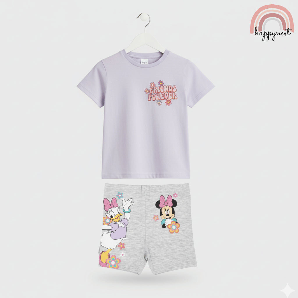 Minnie Shirt Shorts OOTD Set AA398 12 Months - 4 Years AA398