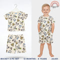Mickey Boys Shirt & Shorts OOTD Set 12 Months to 4 Years AA401