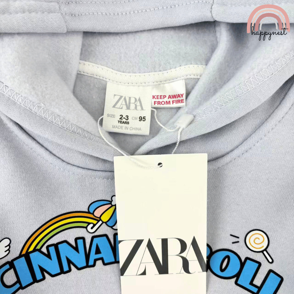 Cinnamoroll Hoodie Terno Set for Girls (2-8Y) | SS617