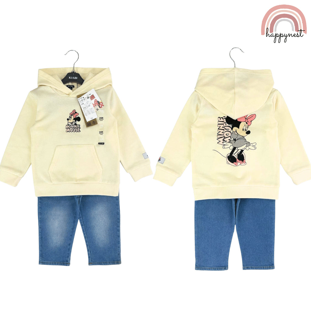 KIABI Minnie Mouse Hoodie & Jeans Terno (6-36M) | SS599