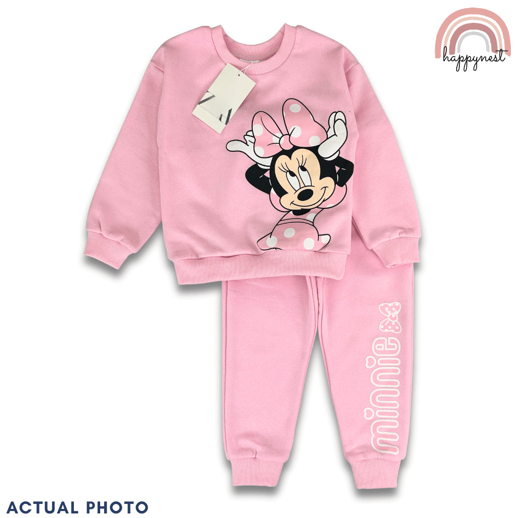 Minnie Girl 2-Piece Pink Sweatshirt & Jogger Set 2-8 Years – SS657