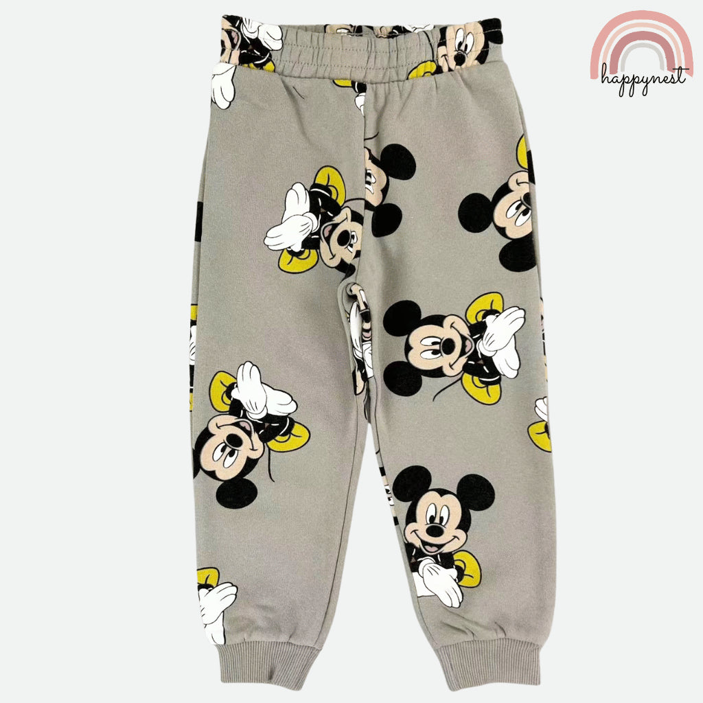 Disney Mickey Mouse Boys 2-Pc Hoodie & Jogger Set | Grey All-Over Print | 2-8 Years (SS678)