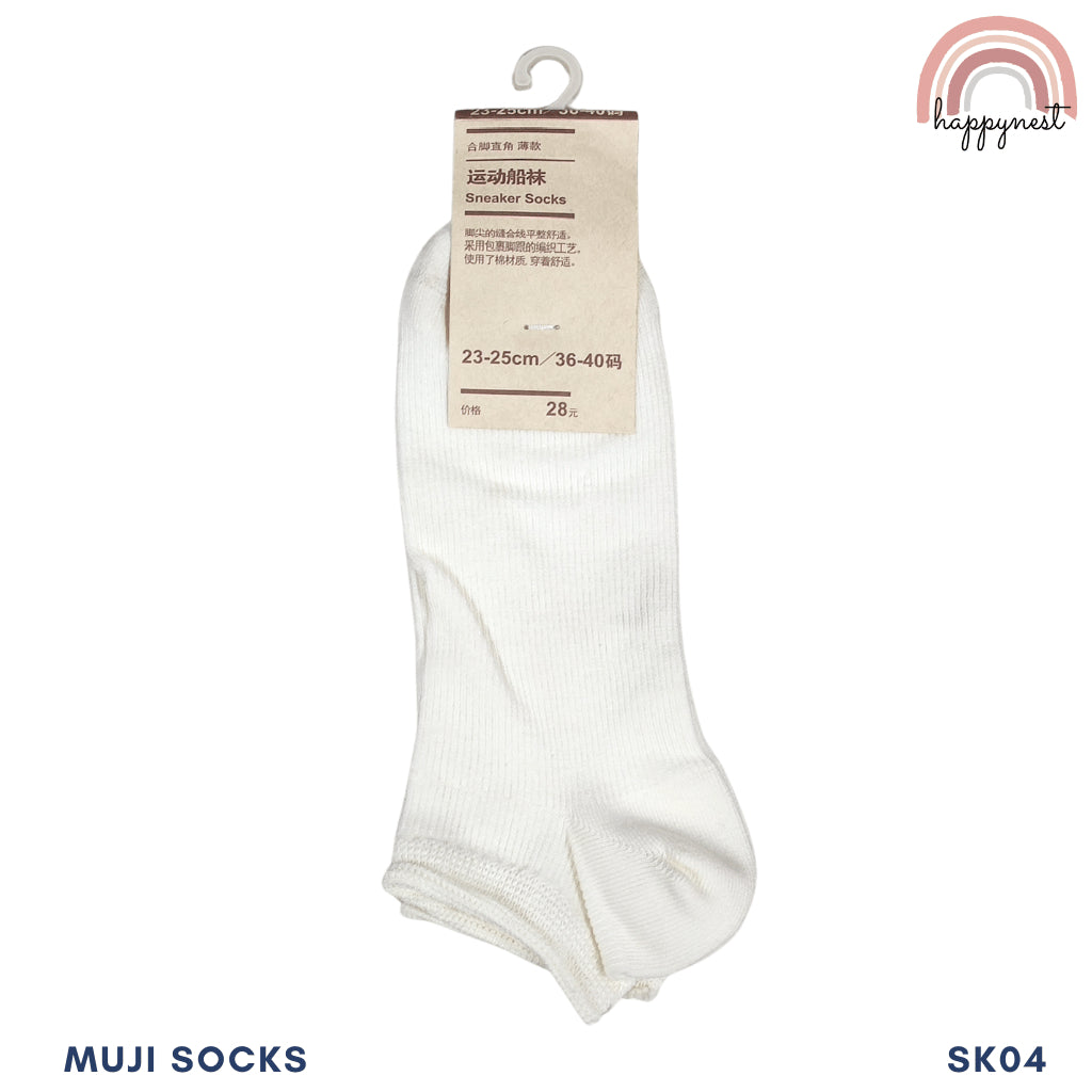 MUJ!-Style Girls' Low-Cut Sock | Cotton-Blend Ankle Sock | 23-25cm | 4.5 - 7.5 US size