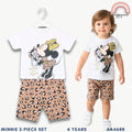 Disney Minnie & Figaro Leopard Shorts 2-Piece Kids Set (4 Years) - AA468B