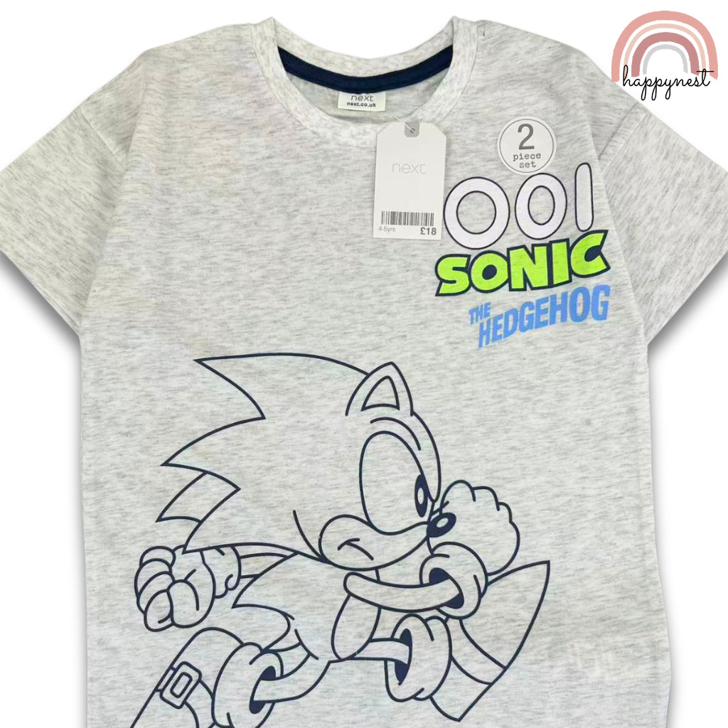 Sonic the Hedgehog 2-PC Tee & Shorts Set (AA498) | 2-10 Years