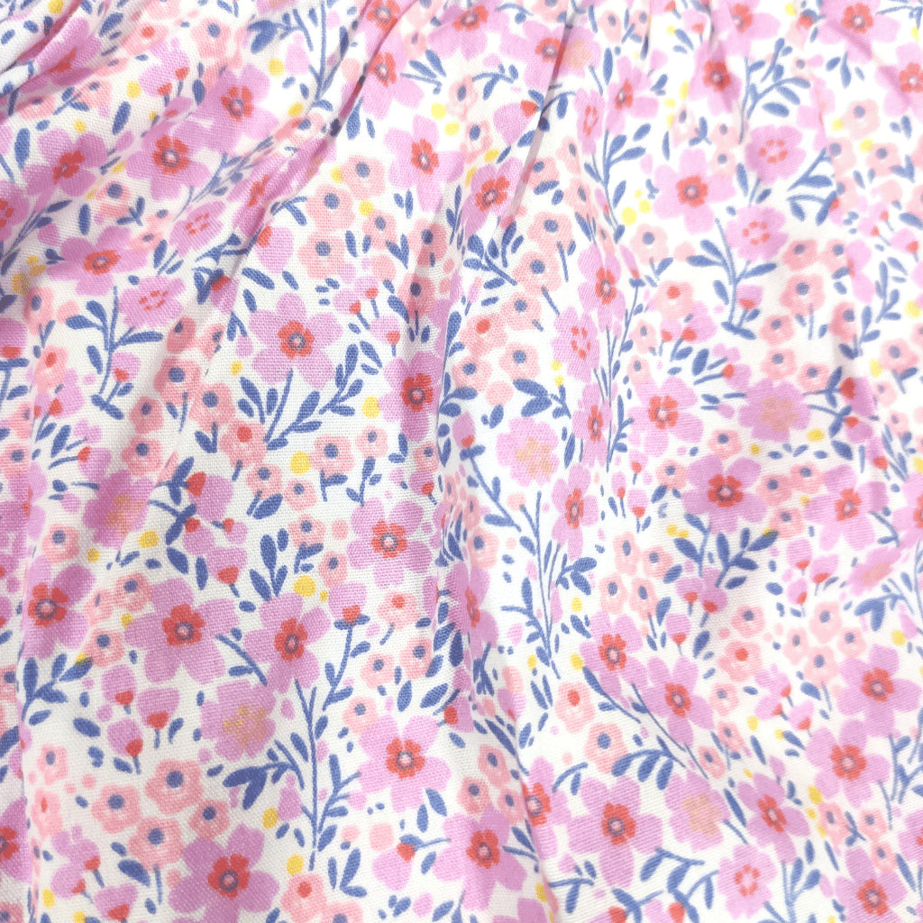 Cute Pink Floral Dress and Hat Terno for Baby Infant Girls 3-24 Months AA374