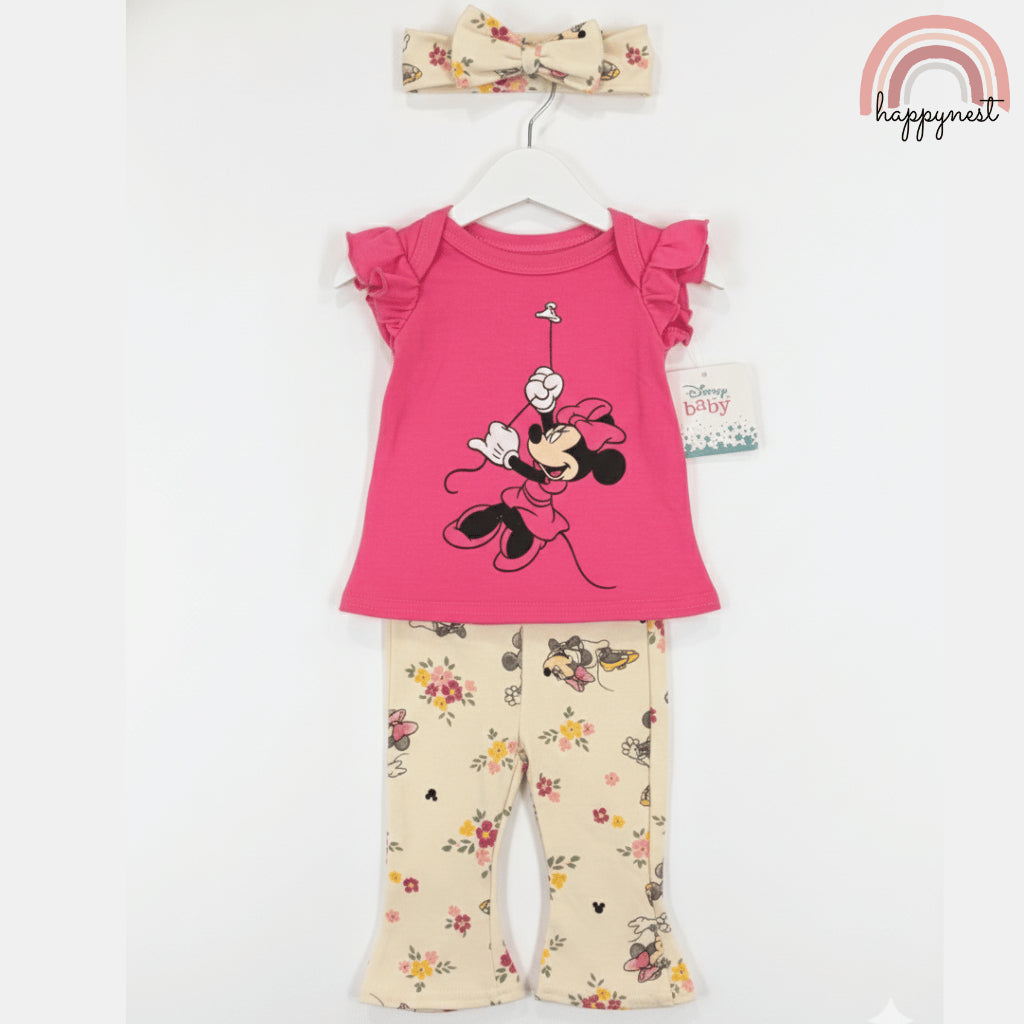 Minnie Mouse 3-Piece Terno Set for Baby Girls (3-24M) AA404
