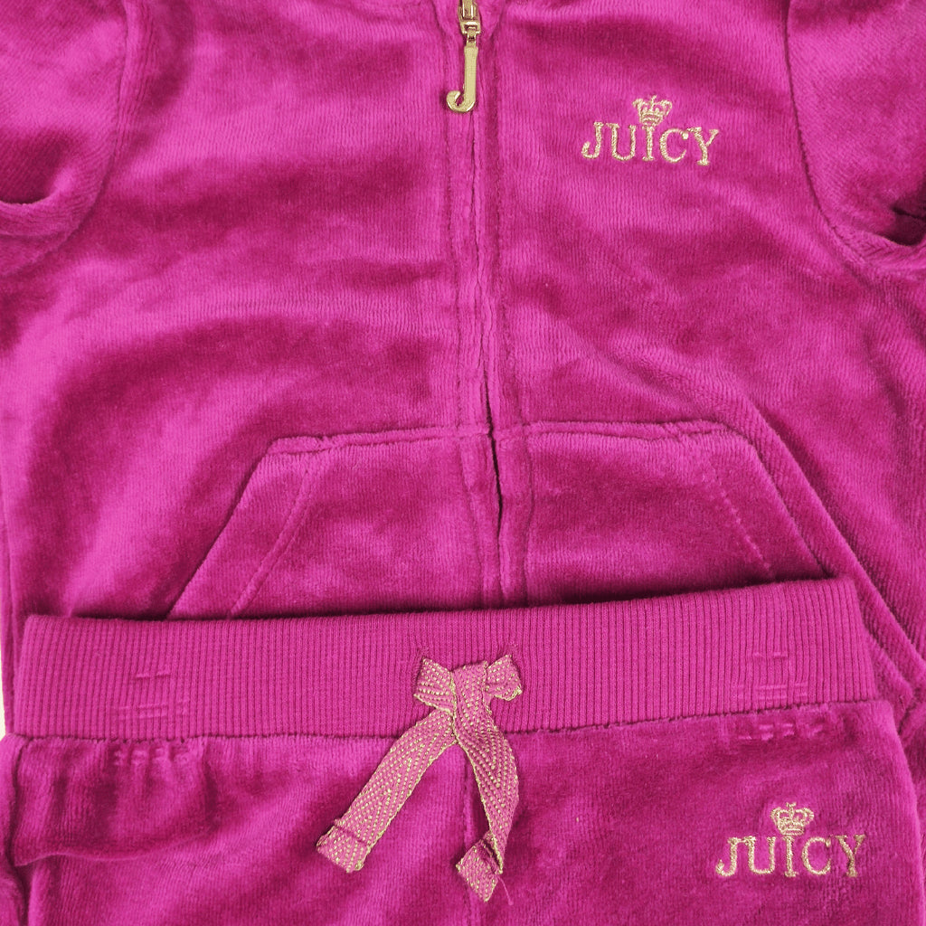 Juicy Couture Pink Tracksuit Girl OOTD (SS586) 12 Months to 7 Years