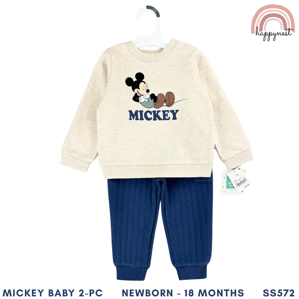 Mickey Mouse Baby Terno Set for Boys (Newborn-18M) | SS572