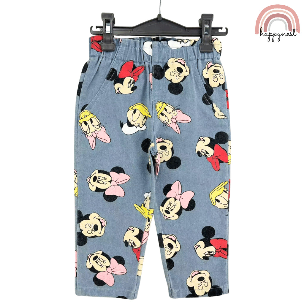 Minnie Daisy Duck Baby Terno Set Pullover & Denim Jeans (3-36M) | SS569