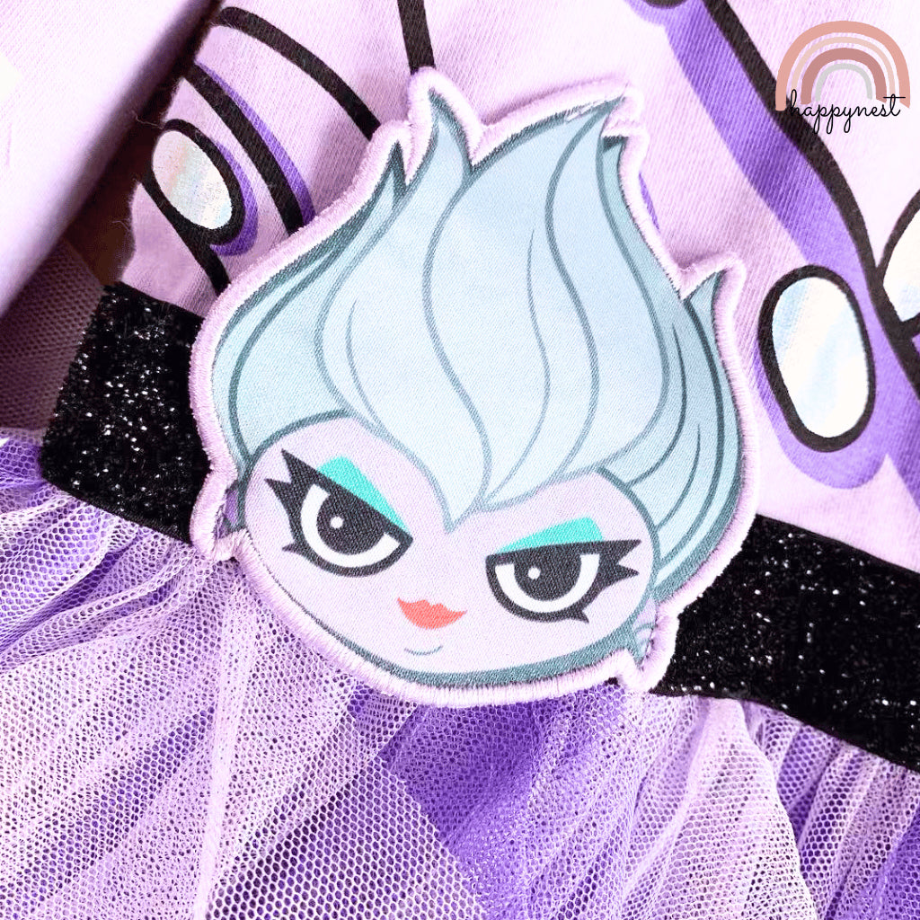 Disney Ursula Villain Tulle Dress for Girls (4-14Y) | AA435